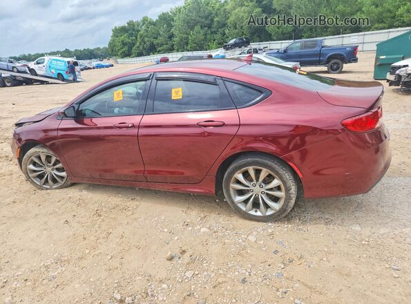 1C3CCCBB5GN122455 2016 CHRYSLER 200 Maroon Rear left