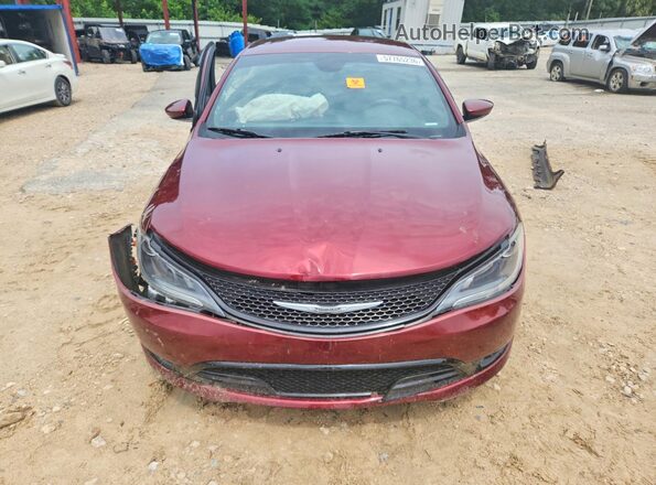 1C3CCCBB5GN122455 2016 CHRYSLER 200 Maroon Front view