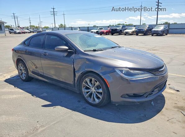 1C3CCCBB7GN182267 2016 CHRYSLER 200 Charcoal Przód prawy
