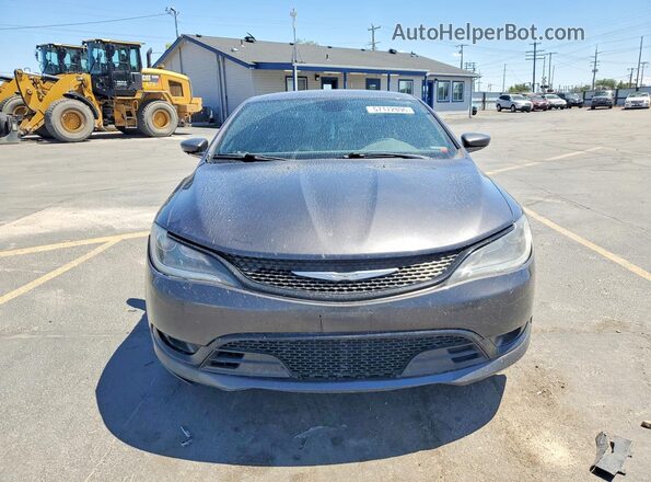 1C3CCCBB7GN182267 2016 CHRYSLER 200 Charcoal Widok z przodu