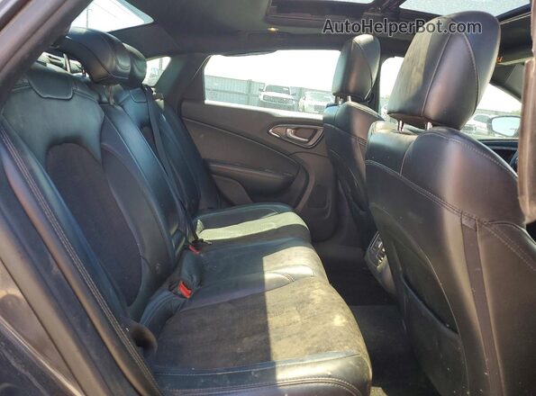 1C3CCCBB7GN182267 2016 CHRYSLER 200 Charcoal Widok tylnych siedzeń