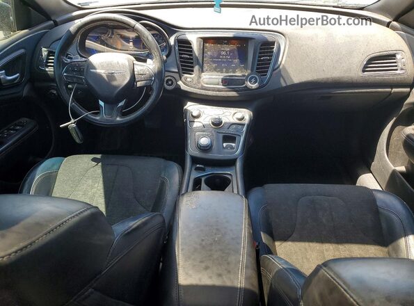 1C3CCCBB7GN182267 2016 CHRYSLER 200 Charcoal Widok deski rozdzielczej