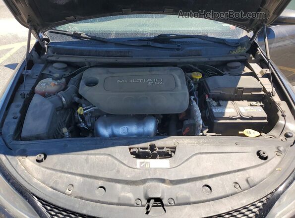 1C3CCCBB7GN182267 2016 CHRYSLER 200 Charcoal Widok wnętrza z tyłu