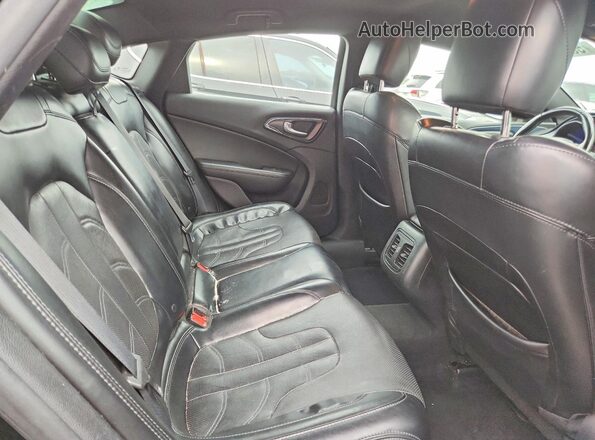 1C3CCCBG2GN138673 2016 CHRYSLER 200 Black Rear seats view