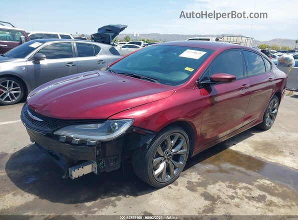 1C3CCCBG7GN104759 2016 CHRYSLER 200 Красный Передняя левая четверть