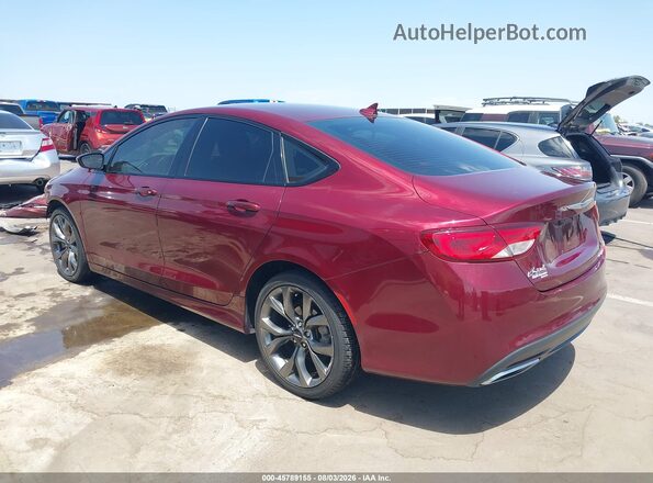 1C3CCCBG7GN104759 2016 CHRYSLER 200 Красный Задняя левая четверть