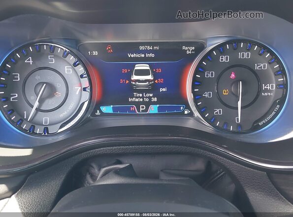 1C3CCCBG7GN104759 2016 CHRYSLER 200 Красный Вид задних сидений