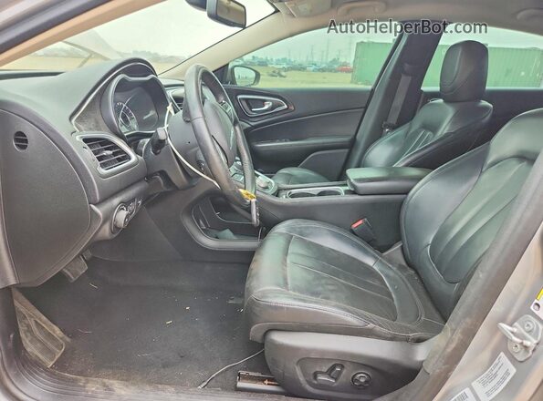 1C3CCCCB1GN134228 2016 CHRYSLER 200 Silver Vista interior delantera
