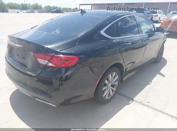 1C3CCCCG1GN125900 2016 CHRYSLER 200 Black Tył prawy
