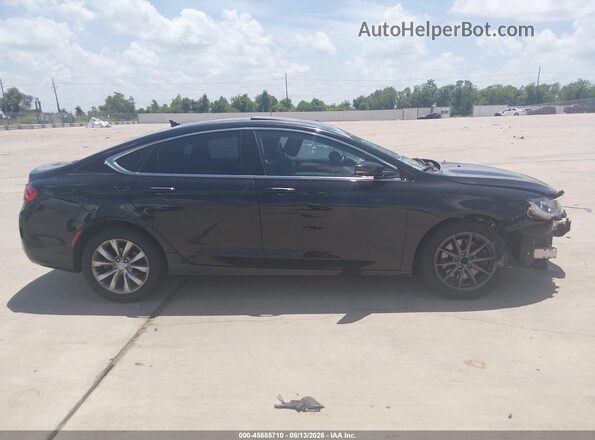 1C3CCCCG1GN125900 2016 CHRYSLER 200 Black Widok zestawu wskaźników