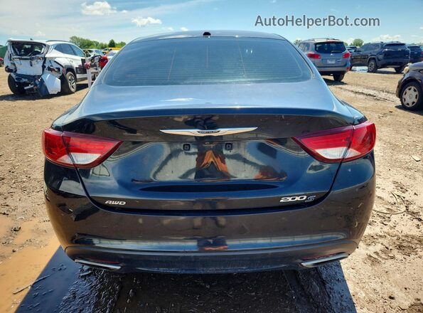 1C3CCCDG4GN105509 2016 CHRYSLER 200 Black Widok z tyłu