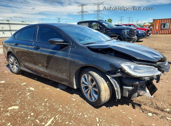 1C3CCCDG4GN105509 2016 CHRYSLER 200 Black Przód prawy