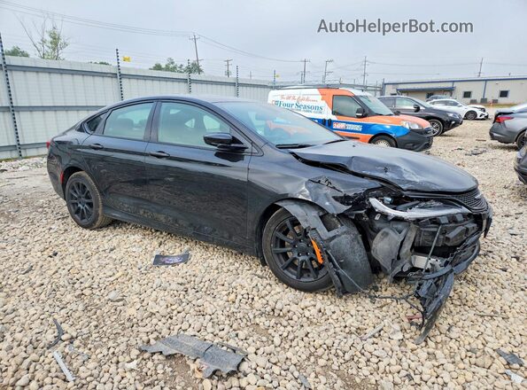 1C3CCCDG6GN158406 2016 CHRYSLER 200 Black Առջևի աջ