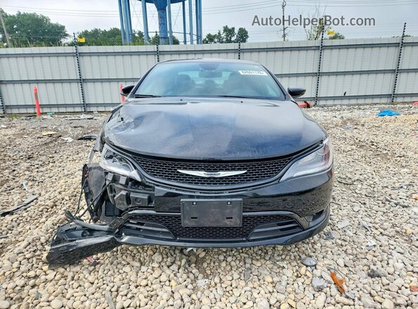 1C3CCCDG6GN158406 2016 CHRYSLER 200 Black Դիմացի տեսք