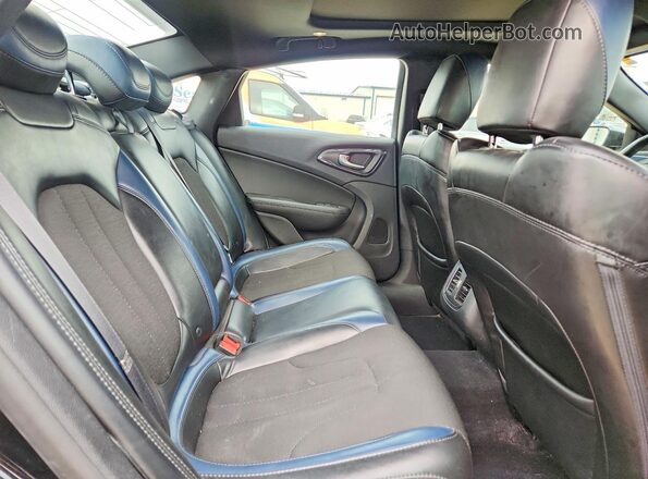 1C3CCCDG6GN158406 2016 CHRYSLER 200 Black Հետևի նստատեղերի տեսք