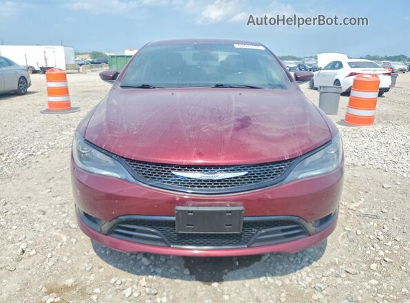 1C3CCCDG9GN152308 2016 CHRYSLER 200 Burgundy Vista frontal