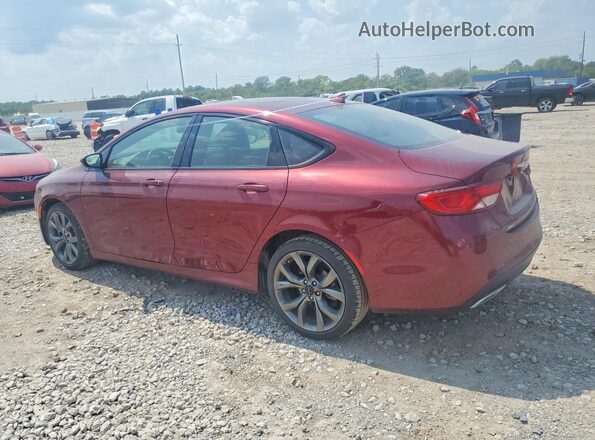 1C3CCCDG9GN152308 2016 CHRYSLER 200 Burgundy Trasero izquierdo