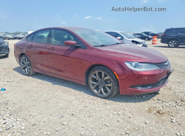 1C3CCCDG9GN152308 2016 CHRYSLER 200 Burgundy Delantero derecho