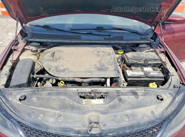 1C3CCCDG9GN152308 2016 CHRYSLER 200 Burgundy Vista interior trasera