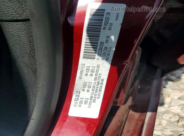 1C3CCCDG9GN152308 2016 CHRYSLER 200 Burgundy Vista del compartimento del motor