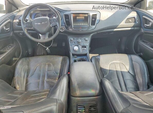 1C3CCCDGXGN122718 2016 CHRYSLER 200 Gray Widok deski rozdzielczej