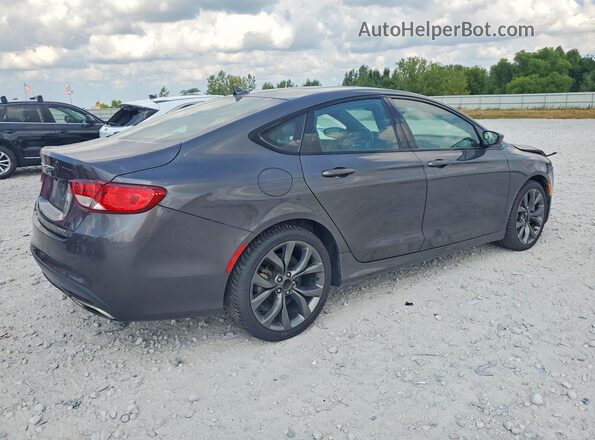 1C3CCCDGXGN122718 2016 CHRYSLER 200 Gray Tył prawy