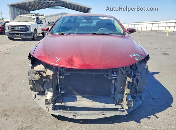 1C3CCCFB1GN134905 2016 CHRYSLER 200 Бордовый Вид спереди