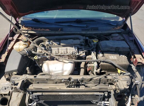 1C3CCCFB1GN134905 2016 CHRYSLER 200 Бордовый Вид задней части салона