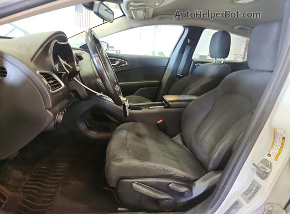 1C3CCCFB2GN186723 2016 CHRYSLER 200 White წინა სალონის ხედი