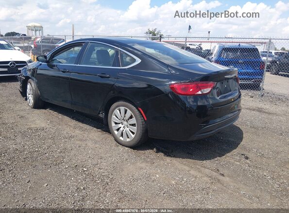 1C3CCCFB3GN134081 2016 CHRYSLER 200 Black Հետևի ձախ