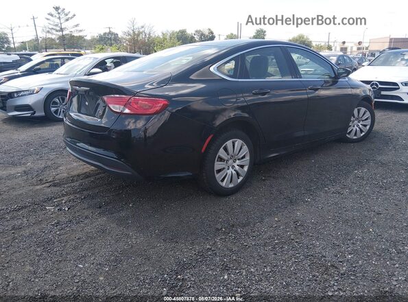 1C3CCCFB3GN134081 2016 CHRYSLER 200 Black Հետևի աջ