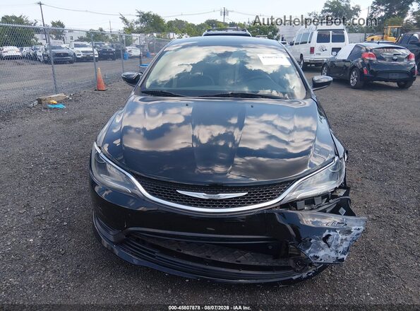 1C3CCCFB3GN134081 2016 CHRYSLER 200 Black Սարքավորումների վահանակի տեսք
