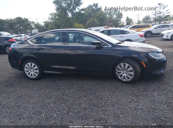 1C3CCCFB3GN134081 2016 CHRYSLER 200 Black Սալոնի հետևի տեսք