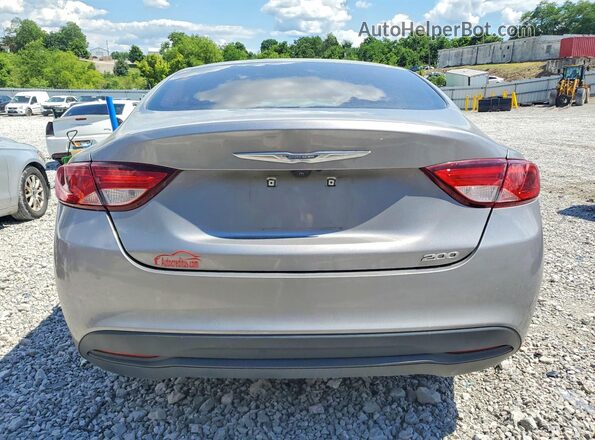 1C3CCCFB6HN501251 2017 CHRYSLER 200 Silver Вид ззаду