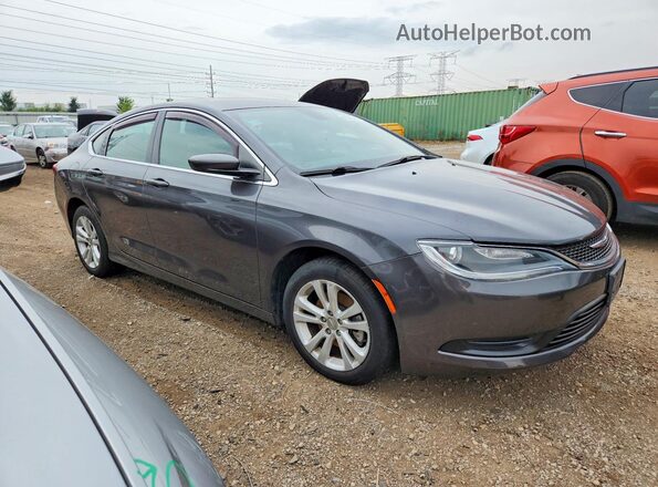 1C3CCCFB8HN504362 2017 CHRYSLER 200 Gray Передня права чверть