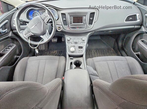 1C3CCCFB8HN504362 2017 CHRYSLER 200 Gray Вид панелі приладів