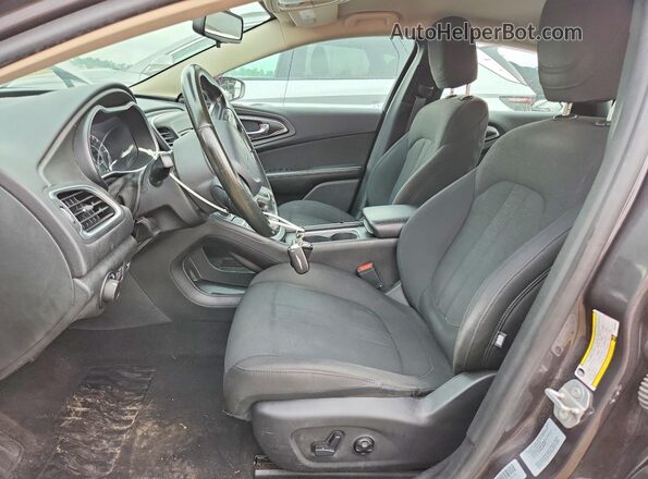 1C3CCCFB8HN504362 2017 CHRYSLER 200 Gray Вид салону спереду