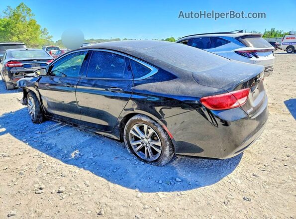 1C3CCCFB9HN509330 2017 CHRYSLER 200 Black უკანა მარცხენა