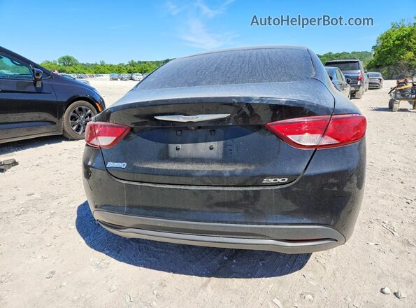 1C3CCCFB9HN509330 2017 CHRYSLER 200 Black უკანა ხედი