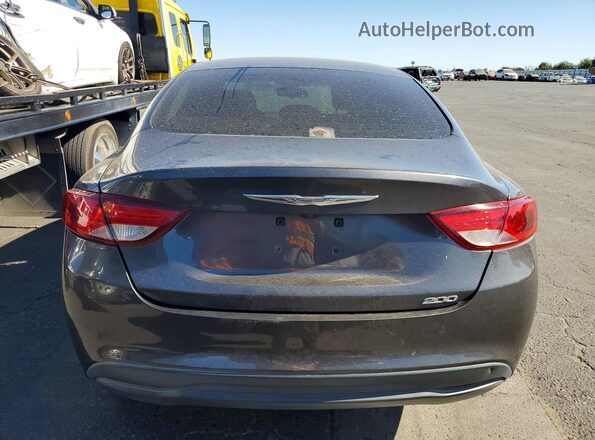 1C3CCCFBXHN502452 2017 CHRYSLER 200 Gray Вид ззаду