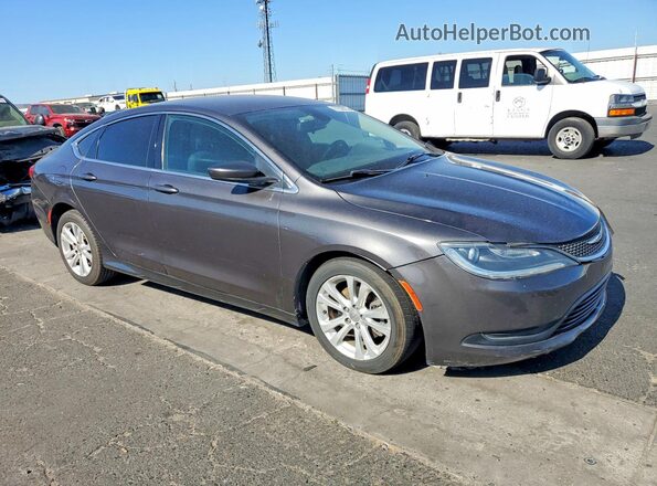 1C3CCCFBXHN502452 2017 CHRYSLER 200 Gray Передня права чверть