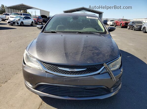 1C3CCCFBXHN502452 2017 CHRYSLER 200 Gray Вид спереду