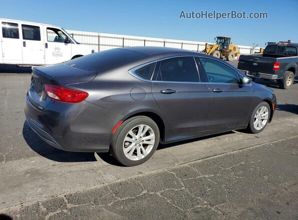 1C3CCCFBXHN502452 2017 CHRYSLER 200 Gray Задня права чверть