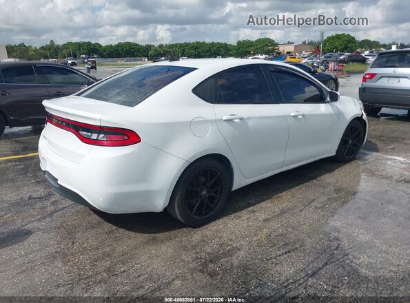 1C3CDFAA2GD517514 2016 DODGE DART White უკანა მარჯვენა