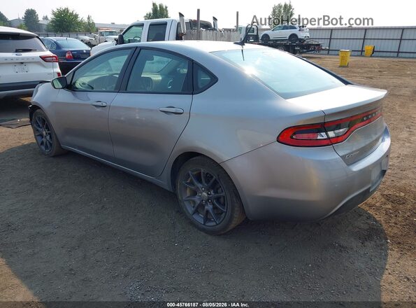 1C3CDFAA2GD656851 2016 DODGE DART Gray Задня ліва чверть