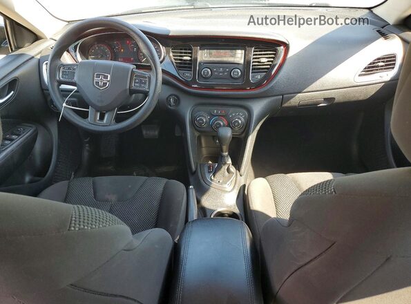 1C3CDFAA3GD591847 2016 DODGE DART Black Vista del salpicadero