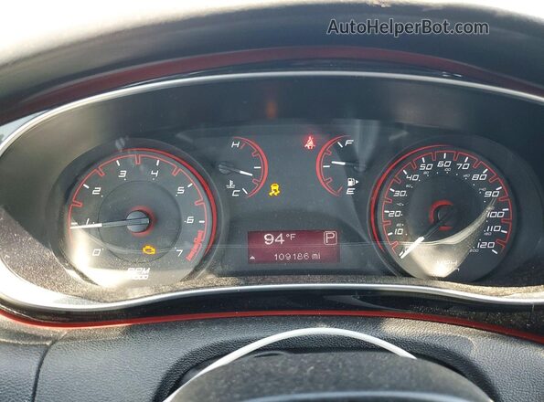 1C3CDFAA3GD591847 2016 DODGE DART Black Vista del cuadro de instrumentos