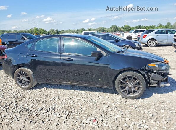 1C3CDFAA3GD591847 2016 DODGE DART Black Delantero derecho