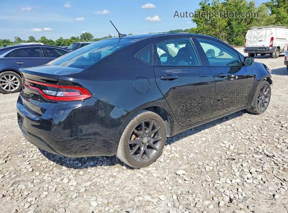 1C3CDFAA3GD591847 2016 DODGE DART Black Trasero derecho