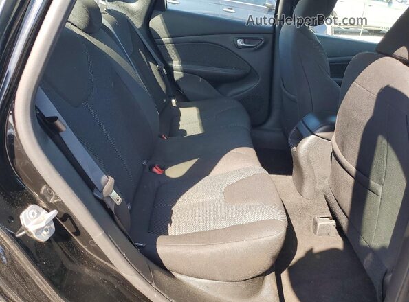 1C3CDFAA3GD591847 2016 DODGE DART Black Vista de los asientos traseros